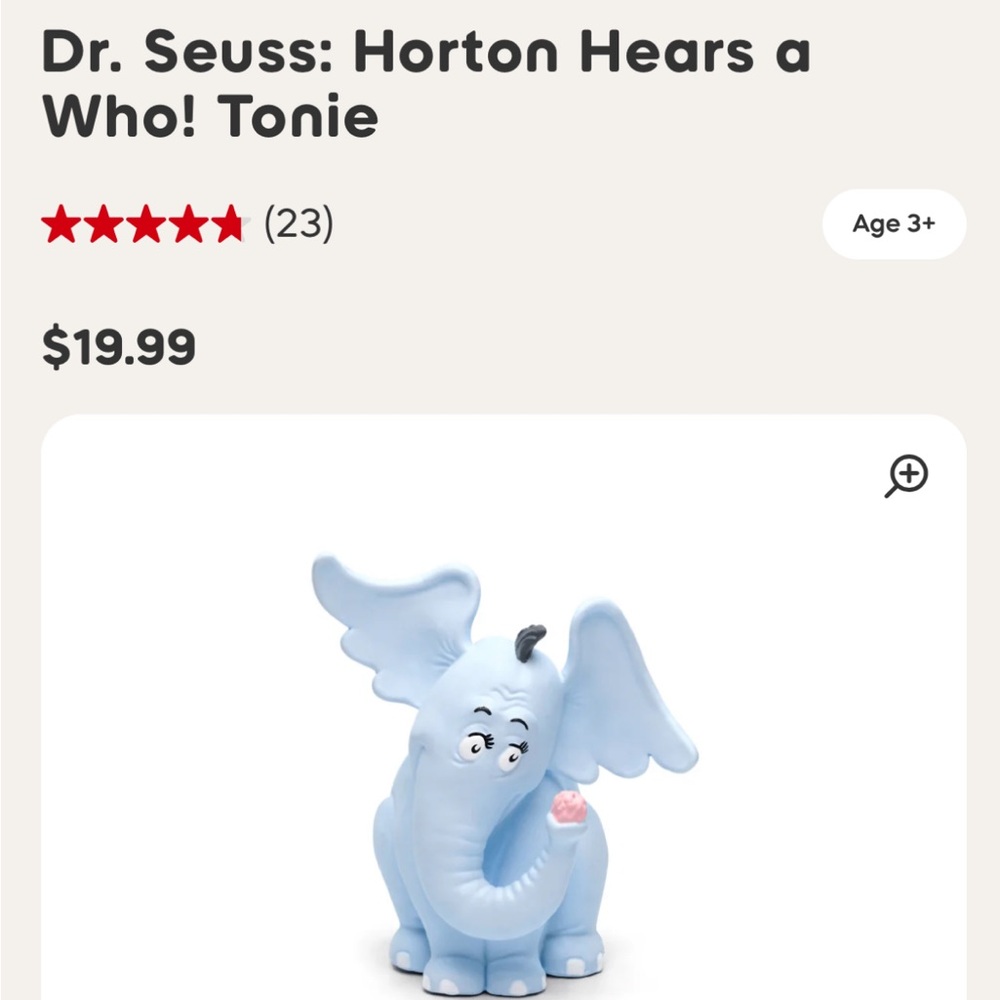Dr. Seuss: Horton Hears a Who! Tonie